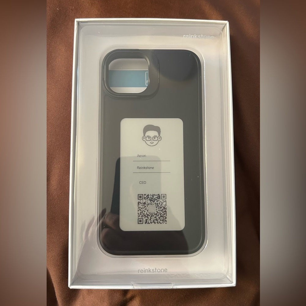 Reinkstone iPhone 13/14 Smart E-Ink Case